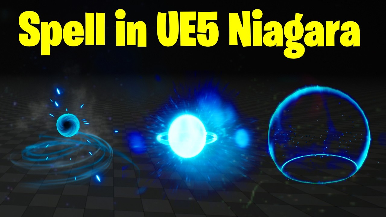 Spell FX in UE5 Niagara Tutorial | Download Files
