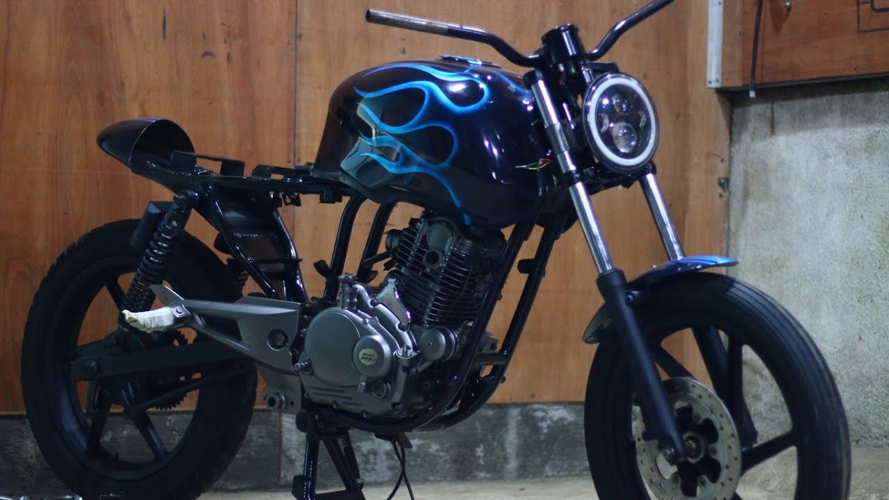 Cafe racer (part 2 ) final with exhaust sound