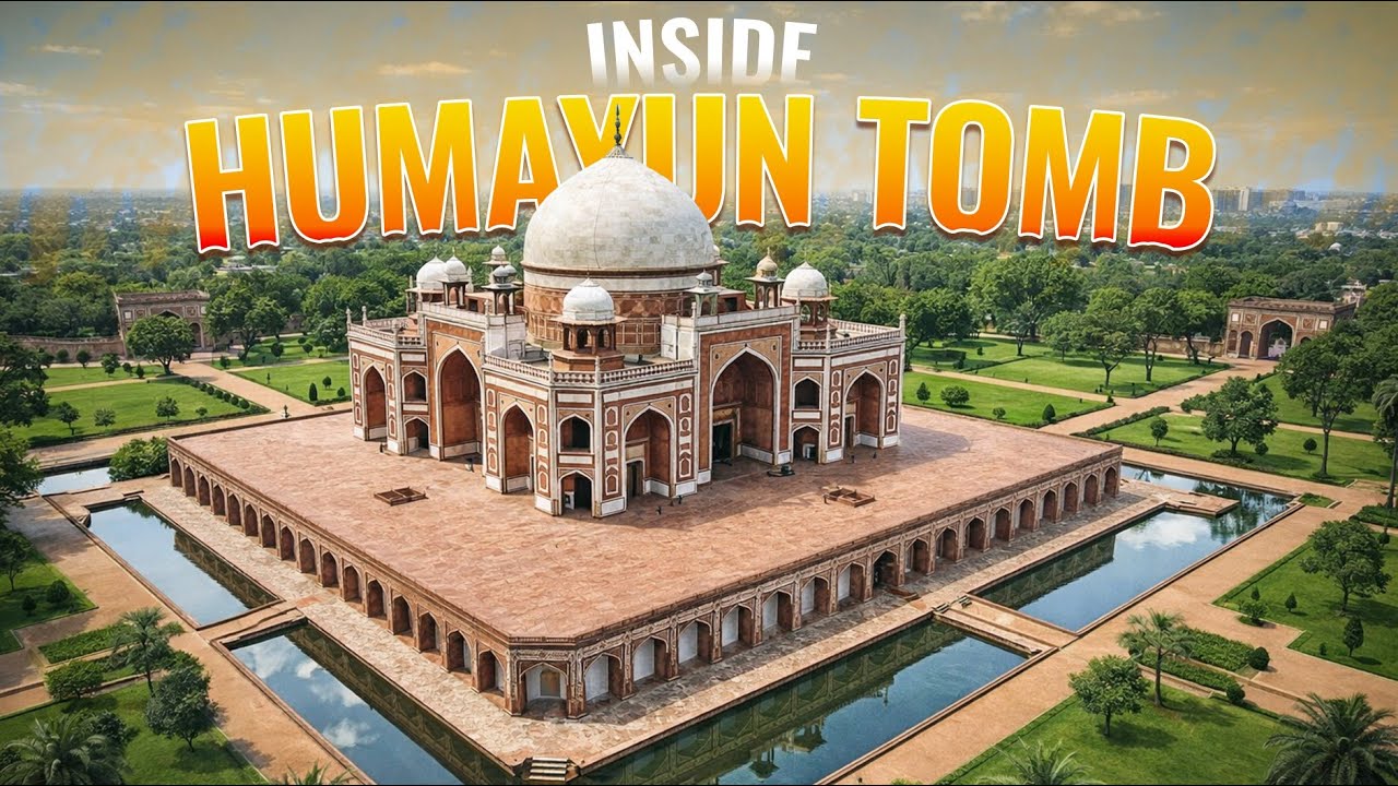 हुमायूं का मकबरा | Humayun’s Tomb Delhi Guided Tour | Secret Places Reveal 😱