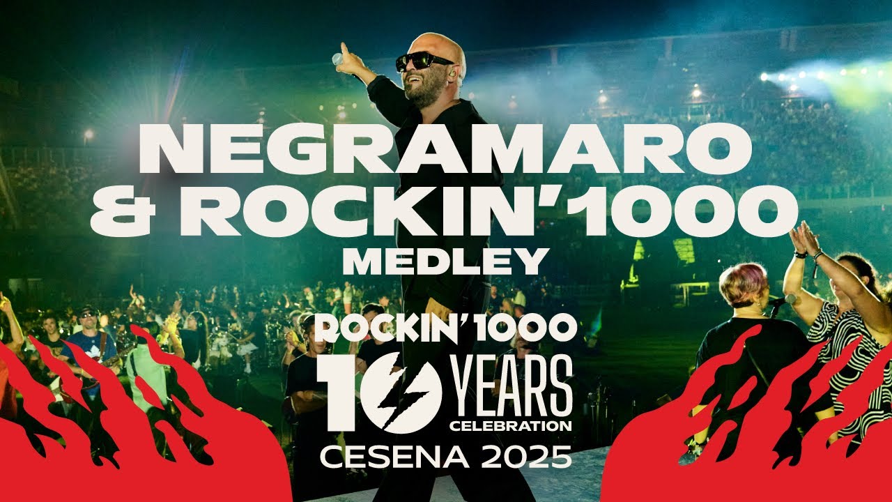 Negramaro & Rockin'1000 | Mentre tutto scorre, Estate, Nuvole E Lenzuola, Solo Per Te