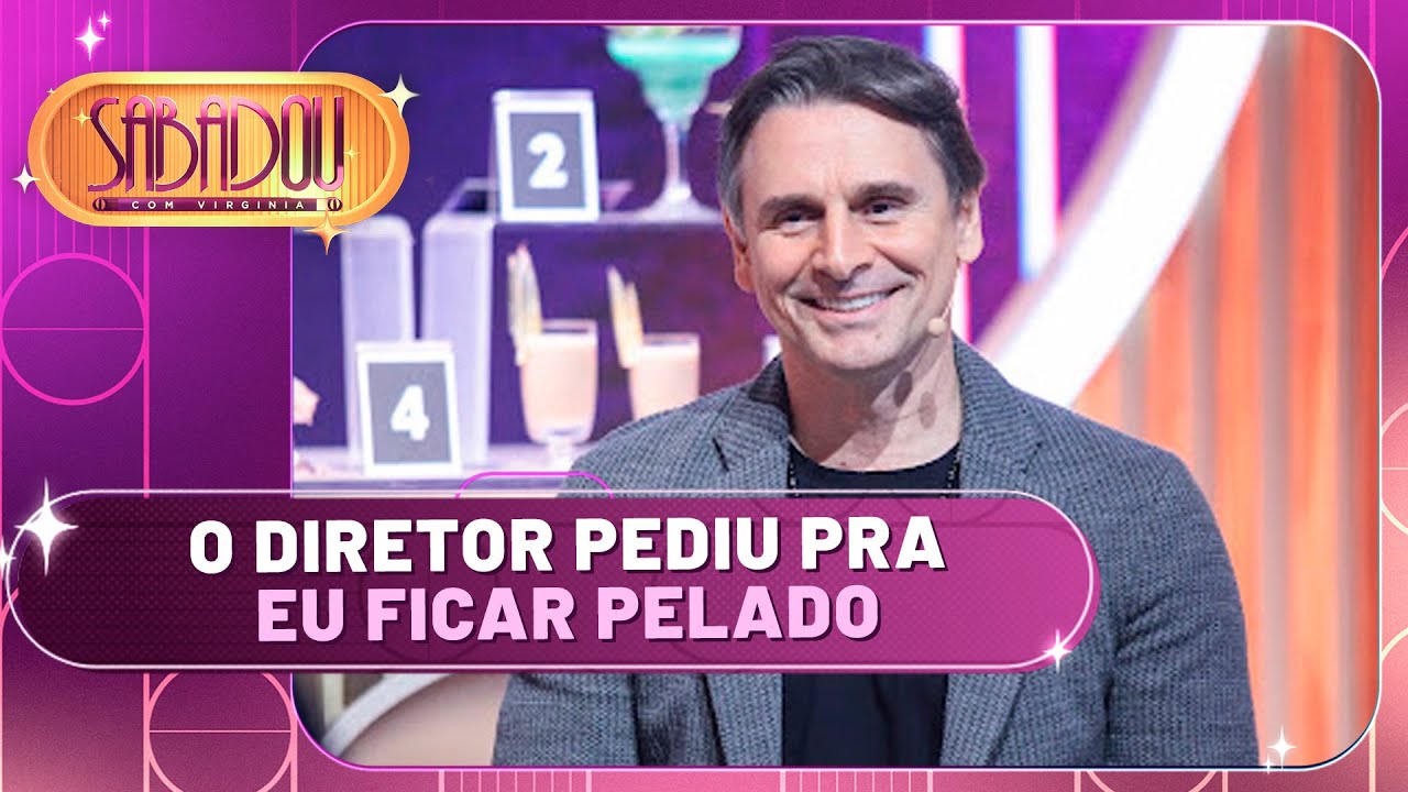 Murilo Rosa explica como funciona o beijo técnico | Sabadou com Virginia (07/12/24)