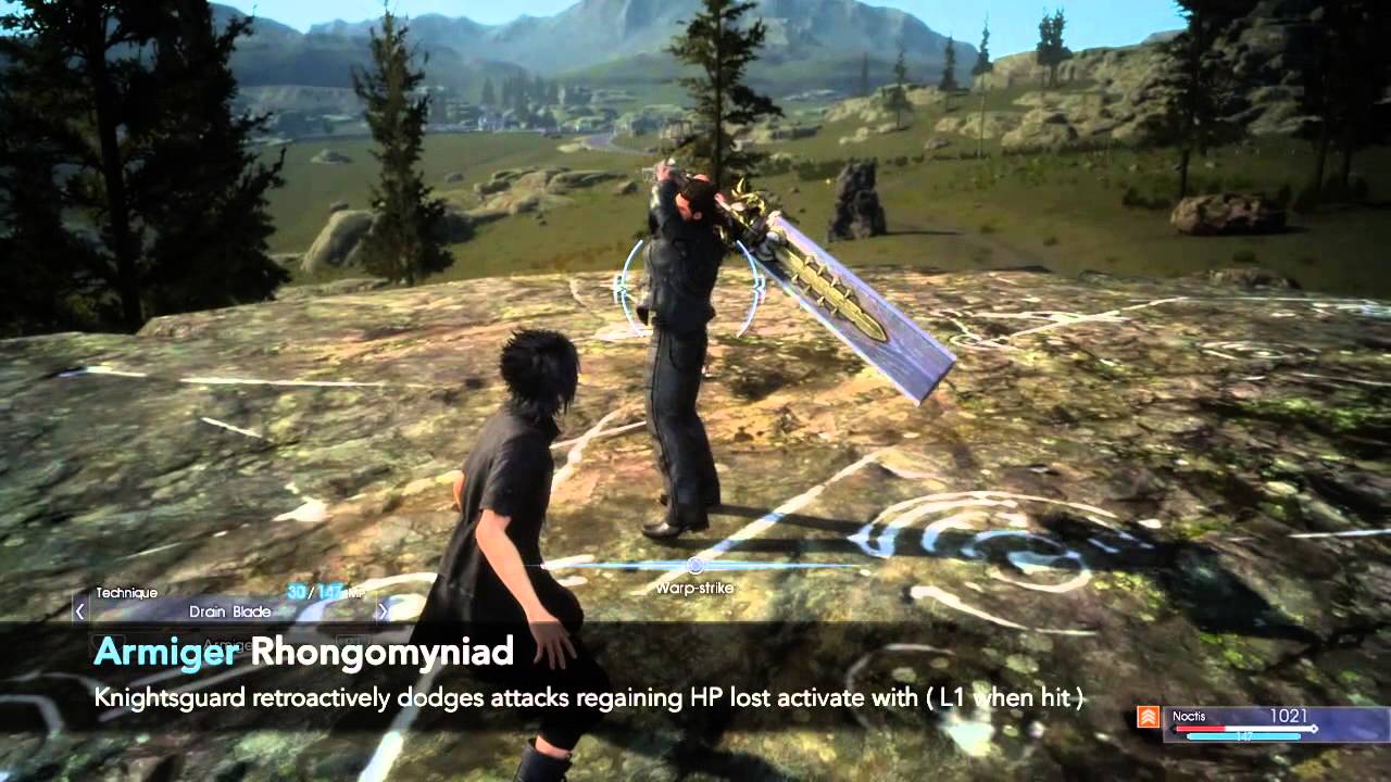 Final Fantasy XV: Episode Duscae (v1.0) - Advanced Combat Tutorial