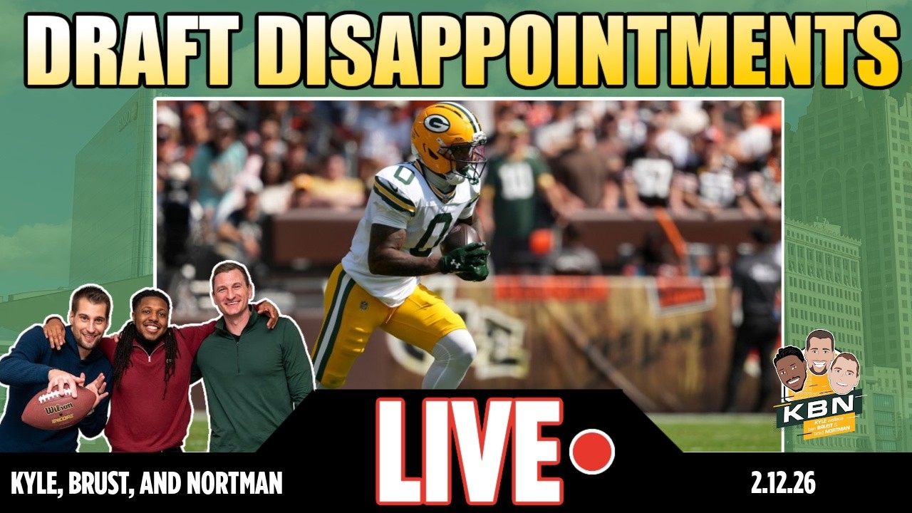 LIVE: Packers Worst Draft in the NFL? | Is Jordan Love Being Let Down?