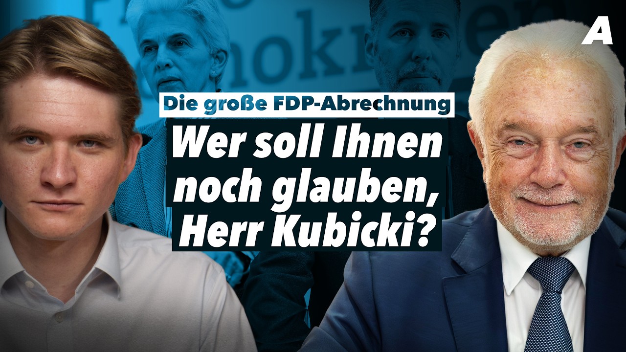 Wer soll Ihnen noch glauben, Herr Kubicki? – Wolfgang Kubicki im Interview