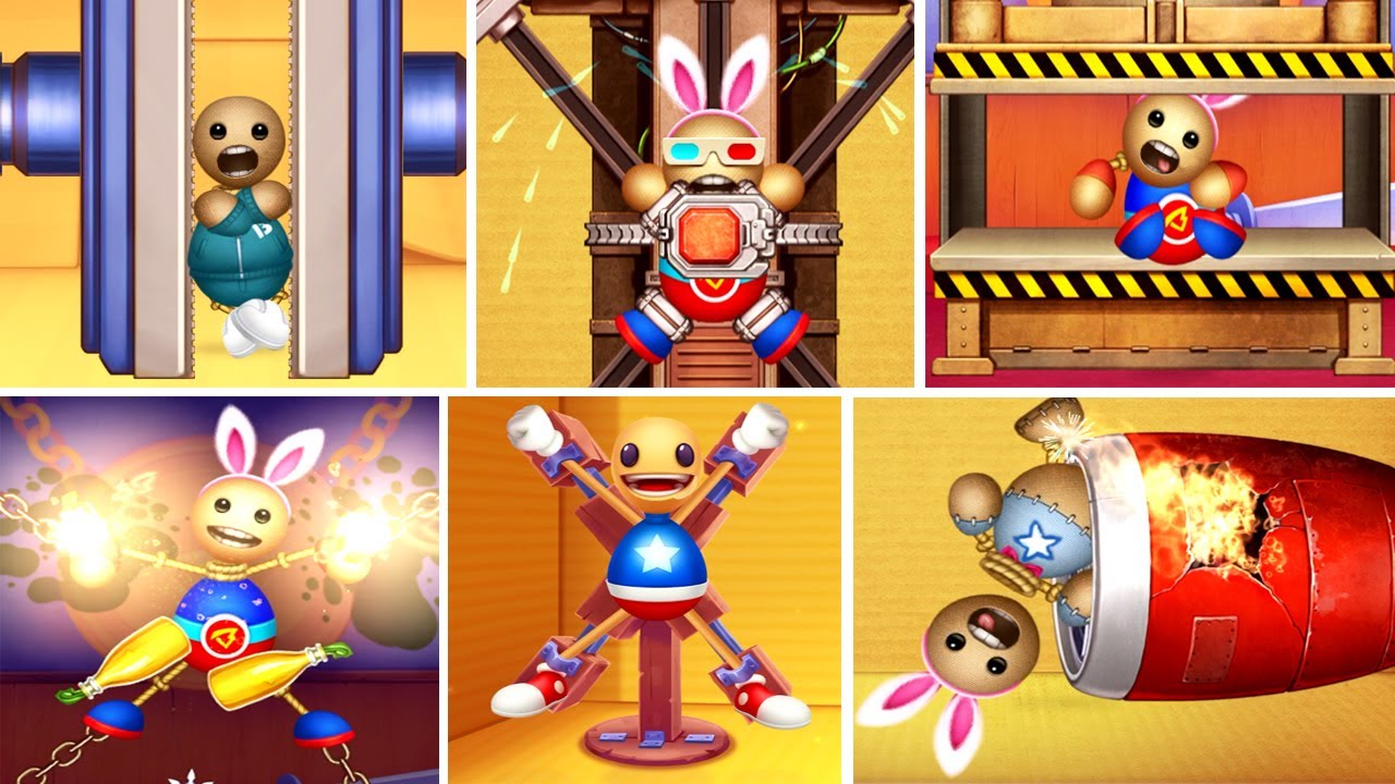Kick the Buddy 2 vs Buddyman Kick 2 vs Kick the Buddy Forever vs All Machines New Update 2022