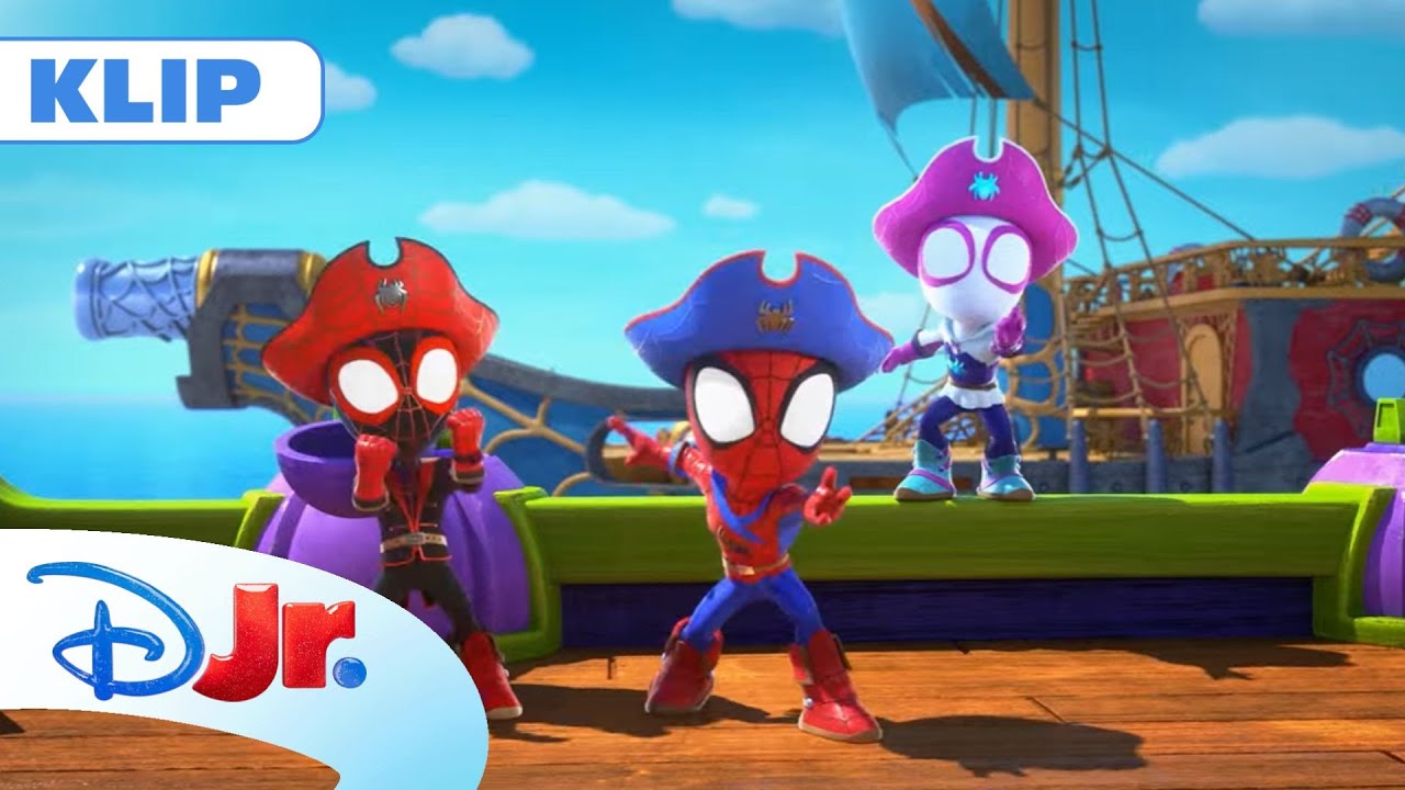 🗺️ Wystawa pełna niespodzianek | Spidey i super-kumple | Disney Junior Polska