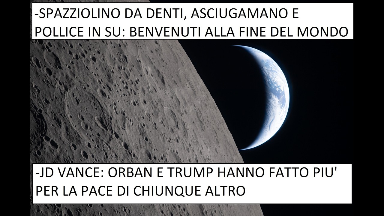 Le Ultime dall'Ucraina - Vance in Ungheria e Donald vs Iran - Le Vs Domande e Le immagini dalla Luna