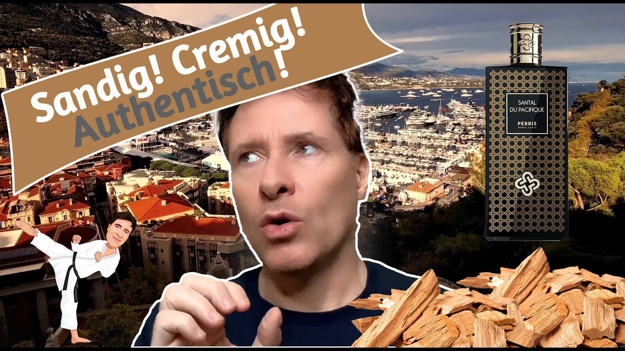 Prominente, sandige Cremigkeit! Authentisch! Das Parfüm Santal du Pacifique von Perris Monte Carlo.
