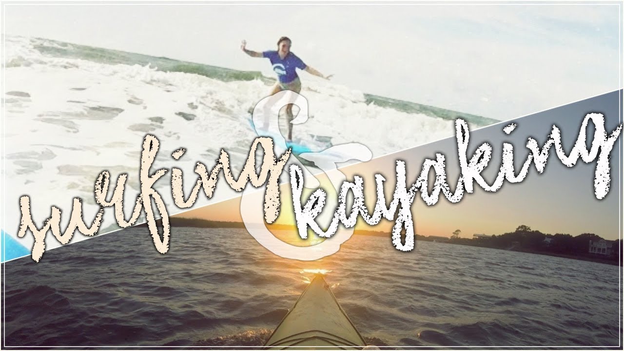 SURFING & KAYAKING in Charleston | GoPro Action | Alittas Diary
