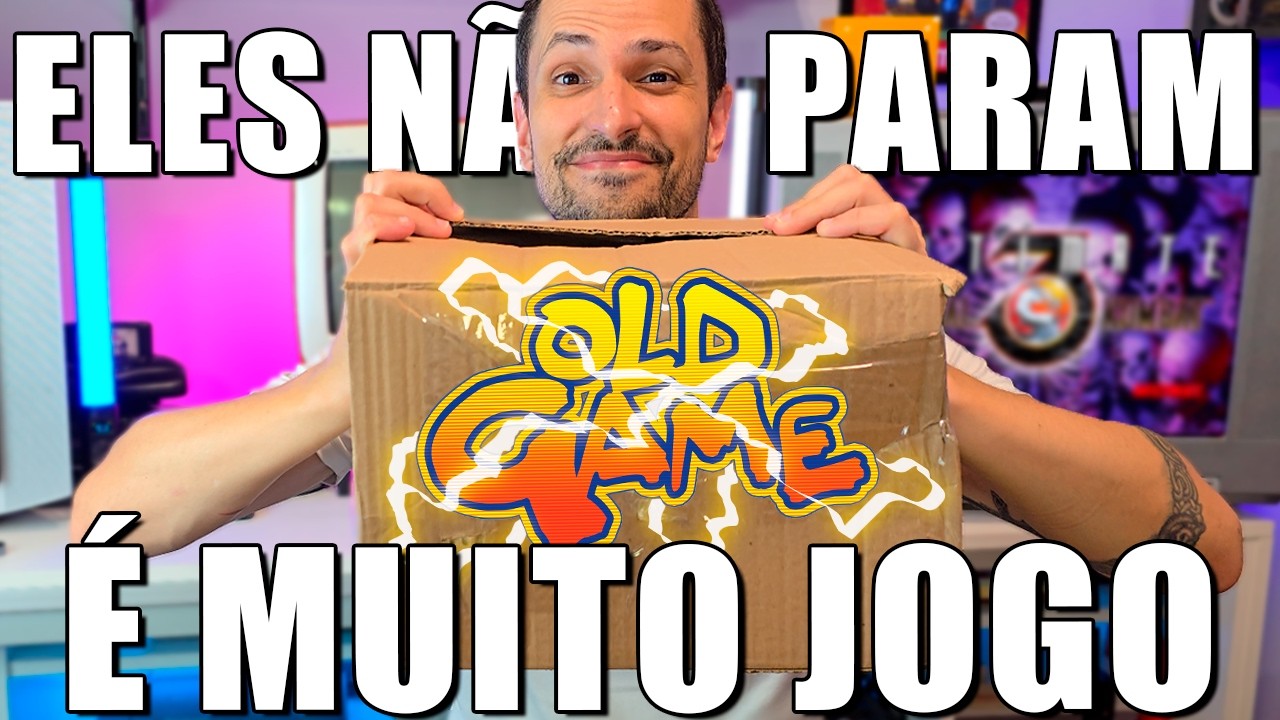 FIGHT! Cl&aacute;ssicos 32bits! Playstation vs Sega Saturno nessa BAITA box da OLD GAME r&eacute;plicas prensadas!
