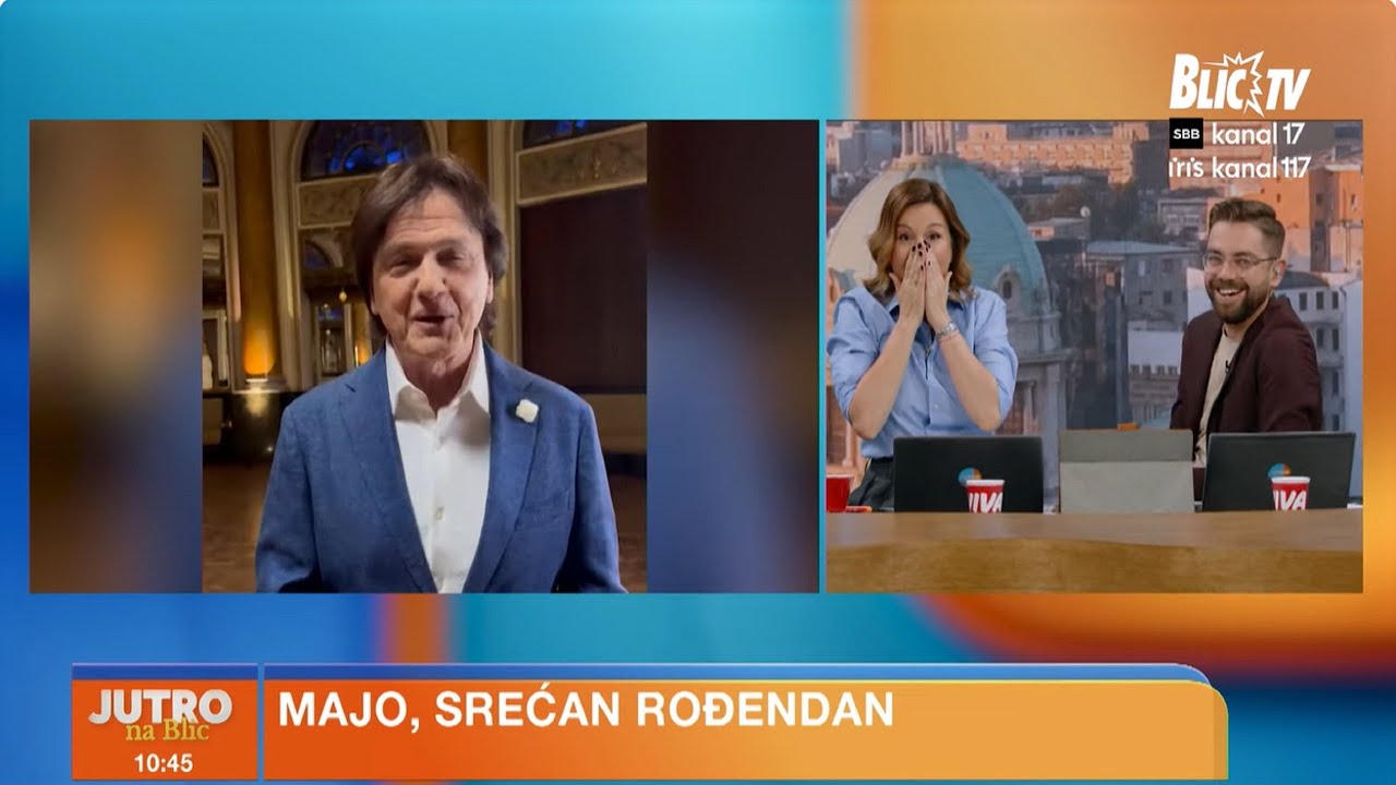 Jedan je ZDRAVKO ČOLIĆ! Voditeljka ostala u šoku; on joj rekao da je VOLI! | JUTRO NA BLIC