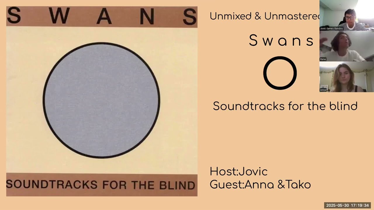 Unmixed & Unmastered EP 10 Soundtracks For The Blind - Swans
