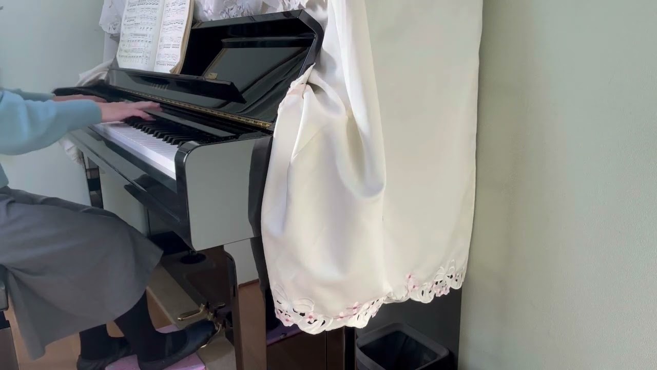 ぐっちゃぐちゃ！演奏🎹とりあえず最後まで頑張りました💦ベートーヴェン🎼ピアノソナタ第１４番「月光」第３楽章🎼ゆっくり弾いてたら間に合わんわ、笑