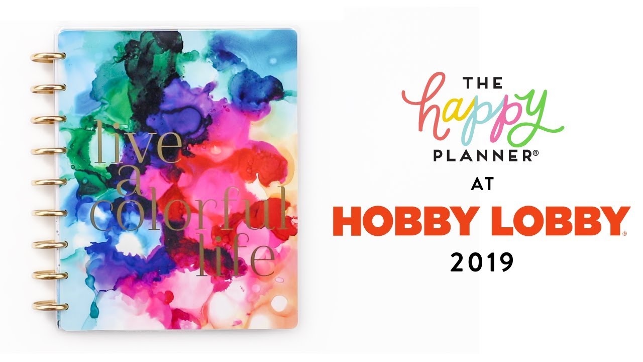 2019 Spring REVEAL! // HOBBY LOBBY 18-Month Happy Planners!