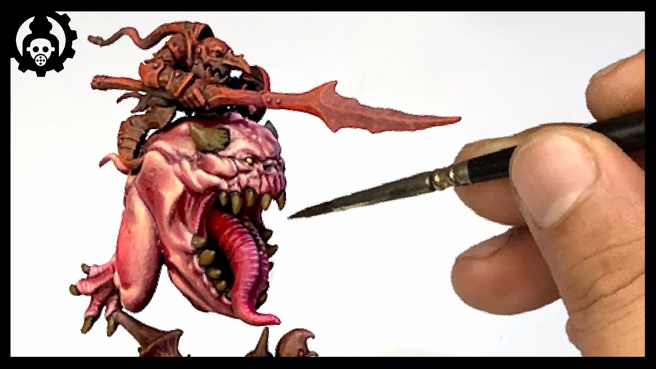 HOW to GLAZE Miniatures | HOW to Paint SQUIG SKIN