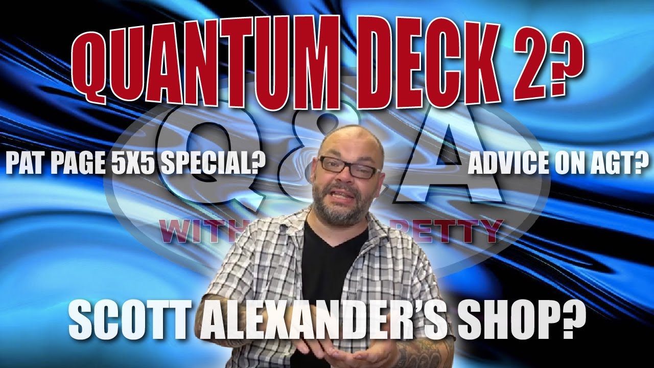 Quantum Deck 2, Craig's Favourite Food, Scott Alexander's Shop & More | Q&A With Craig Petty