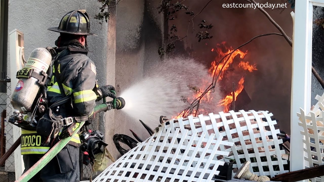 Firefighters Battle 2 Alarm Apartment Complex Fire in Antioch