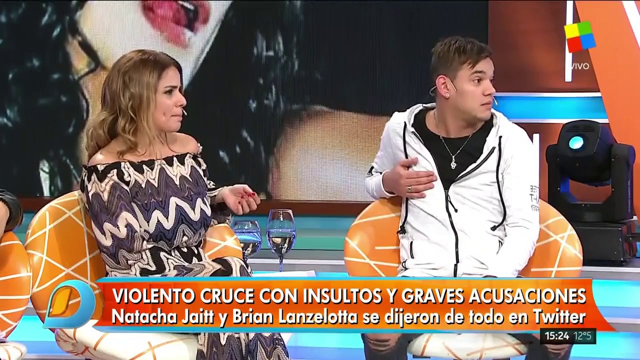 Brian Lanzalotta le contestó a Natacha Jaitt en Intrusos