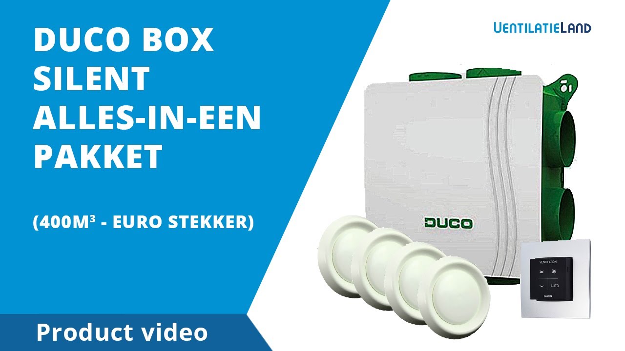Productvideo -  DUCO Box Silent alles-in-een (euro) | Ventilatieland.nl