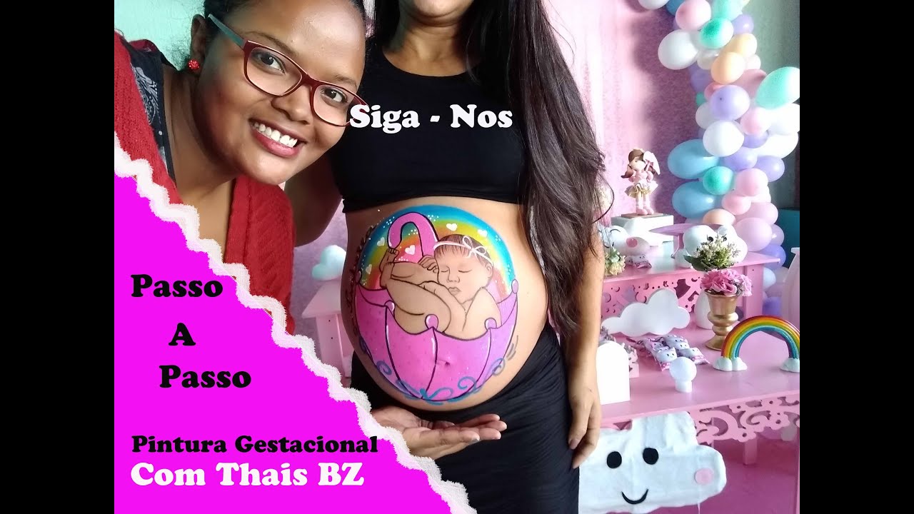 O segredo da Arte Gestacional, Aprenda a desenhar para cha de bebe, pintura Gestacional e decoração