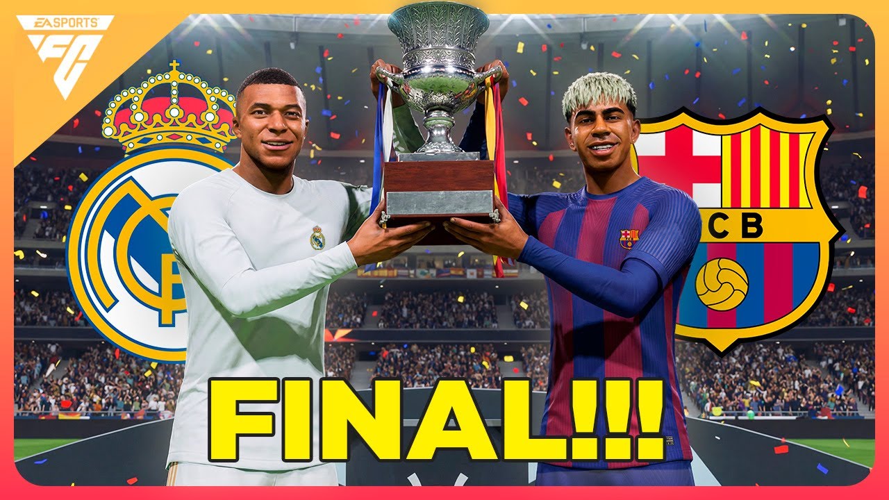 FINAL ÉPICA! Real Madrid 🆚 Barcelona | Super Copa da Espanha – FIFA 22