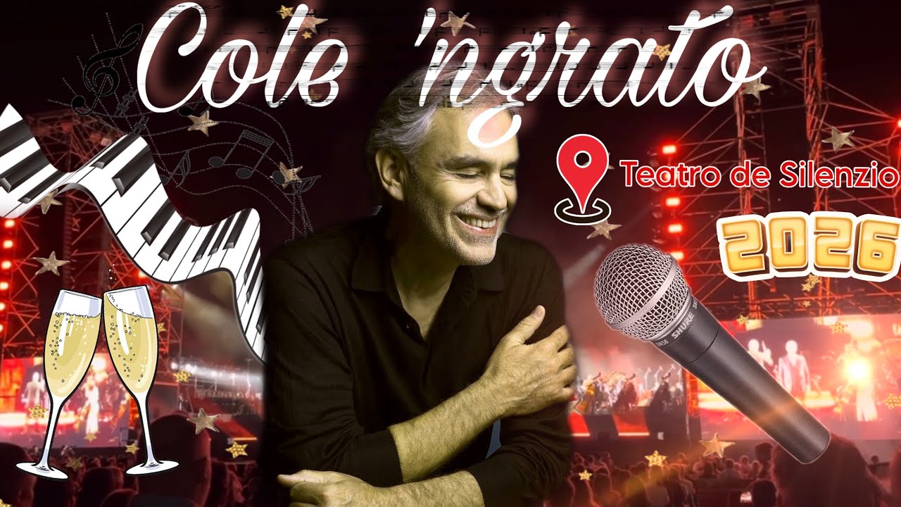 Cole ‘ngrato by @AndreaBocelli live at Teatro de Silenzio 2026 🥂🌹🎶🇮🇹