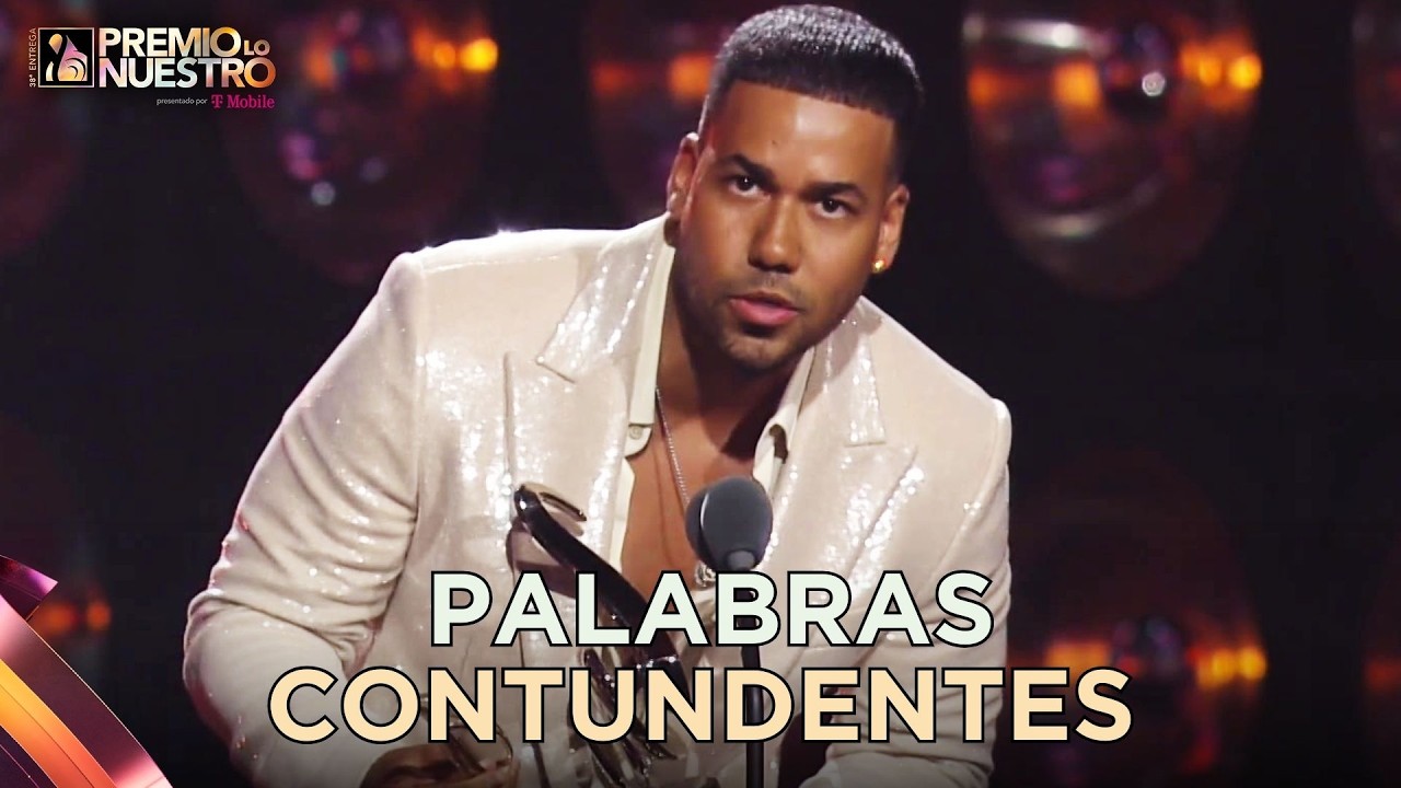 Romeo Santos en Premio Lo Nuestro 2026: su discurso completo a favor de los inmigrantes