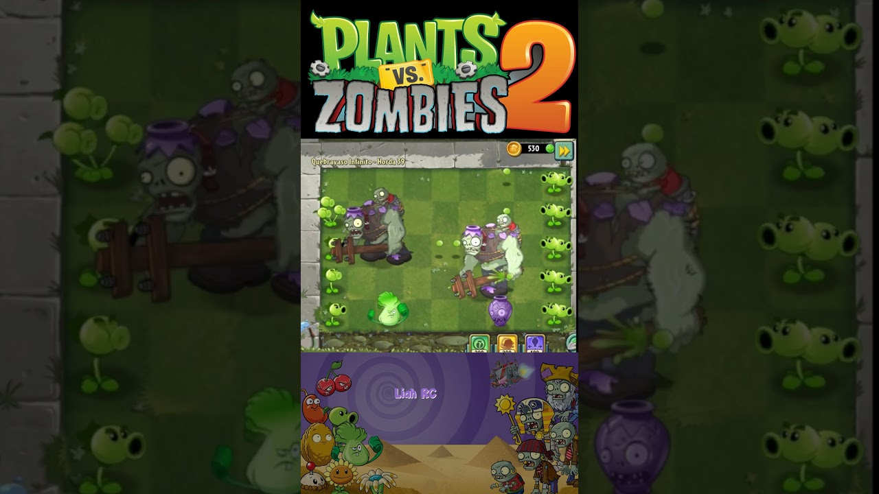 Plants vs Zombies 2 Vasebraker 39 | Liah RC #shorts #liahrc #liahrcgameplay #pvz2 #plantsvszombies