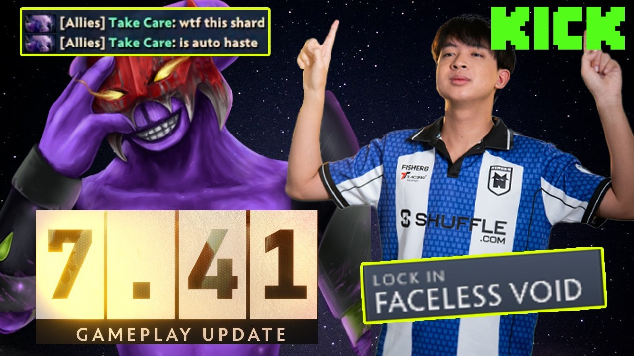 They Thought Faceless Void Was Nerfed in 7.41! 🤣 23savage Shows the Shard New Patch