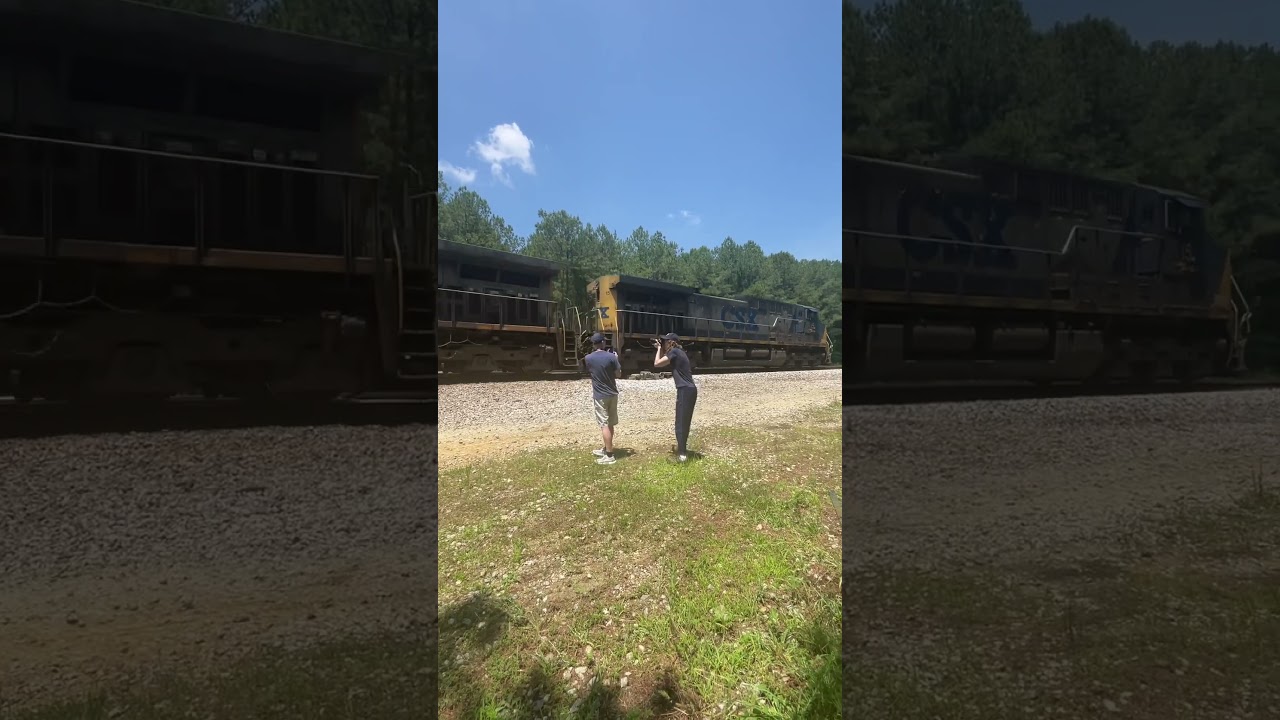 Foamers ruin my shot (MrSpherical Takeover Series) #shorts #trains #csx #csxt #foamer