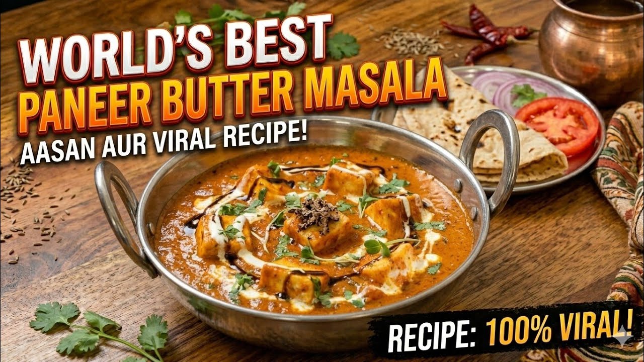 🔥 पनीर बटर मसाला | Paneer Butter Masala 🍛घर जैसा रेस्टोरेंट स्वाद | Restaurant Style Recipe