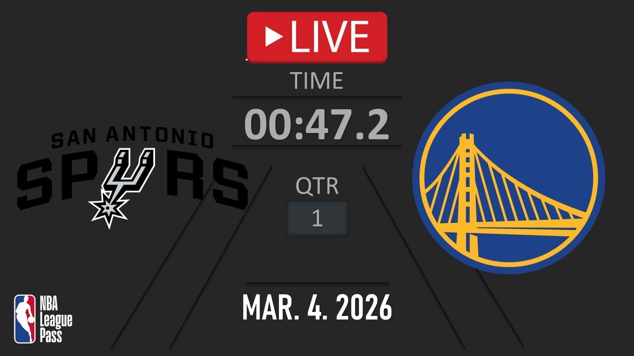 NBA LIVE NOW! Golden State Warriors vs San Antonio Spurs | Mar. 4, 2026 | Spurs vs Warriors 2K26