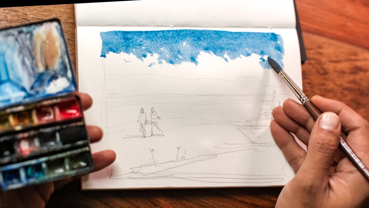 You won’t believe how I pulled this off ~ Watercolor Painting Tutorial