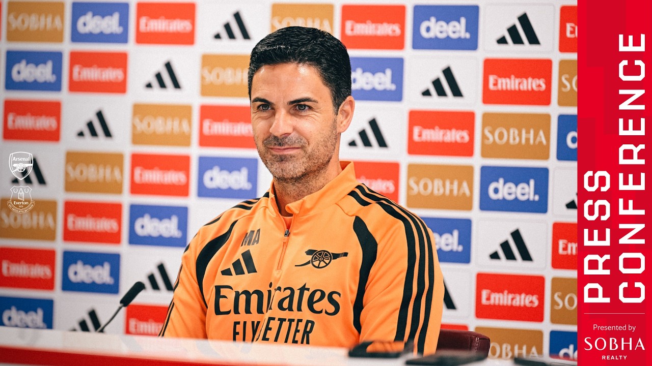 LIVE PRESS CONFERENCE 🚨 | Mikel Arteta previews Everton game | Premier League
