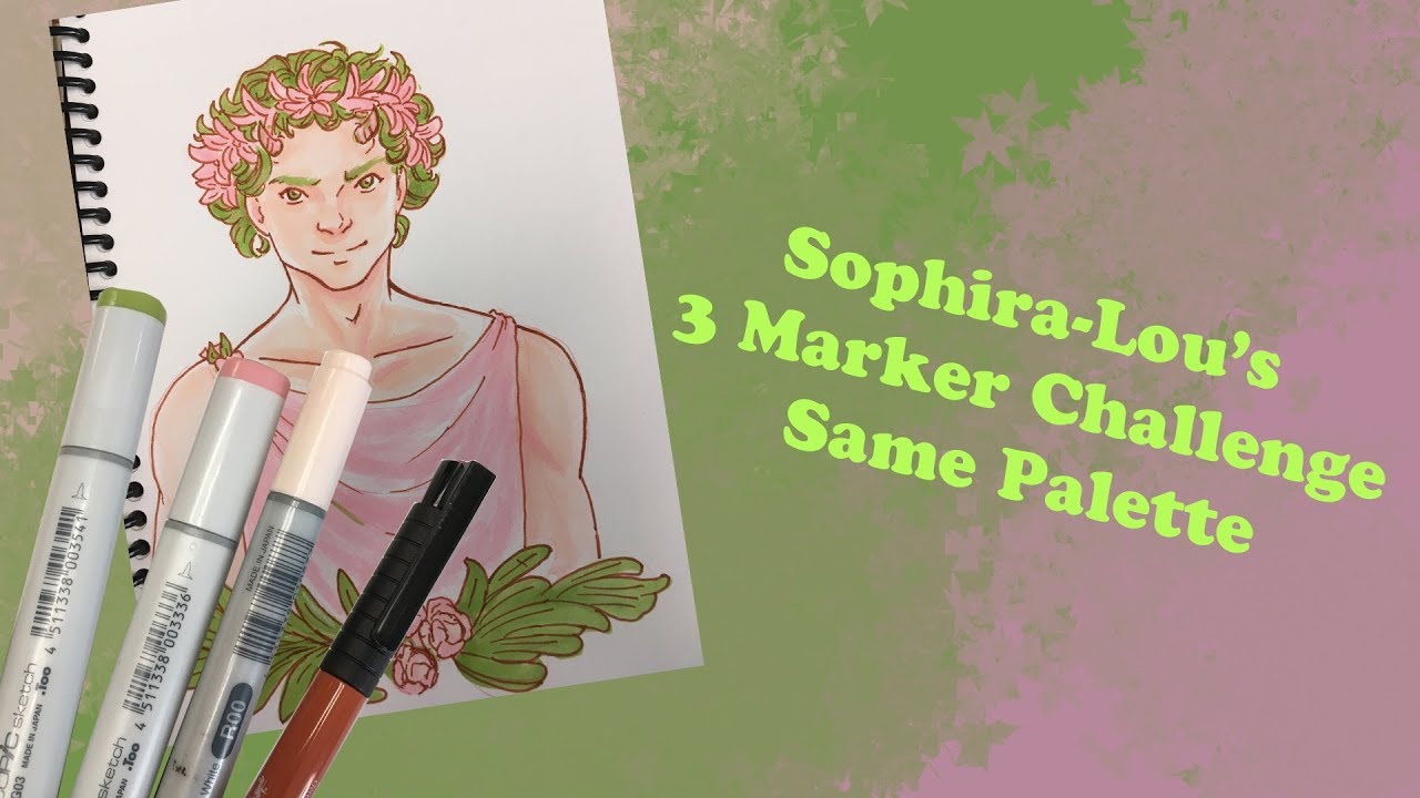 Sophira-Lou's 3 Marker Challenge - Same Colour Palette
