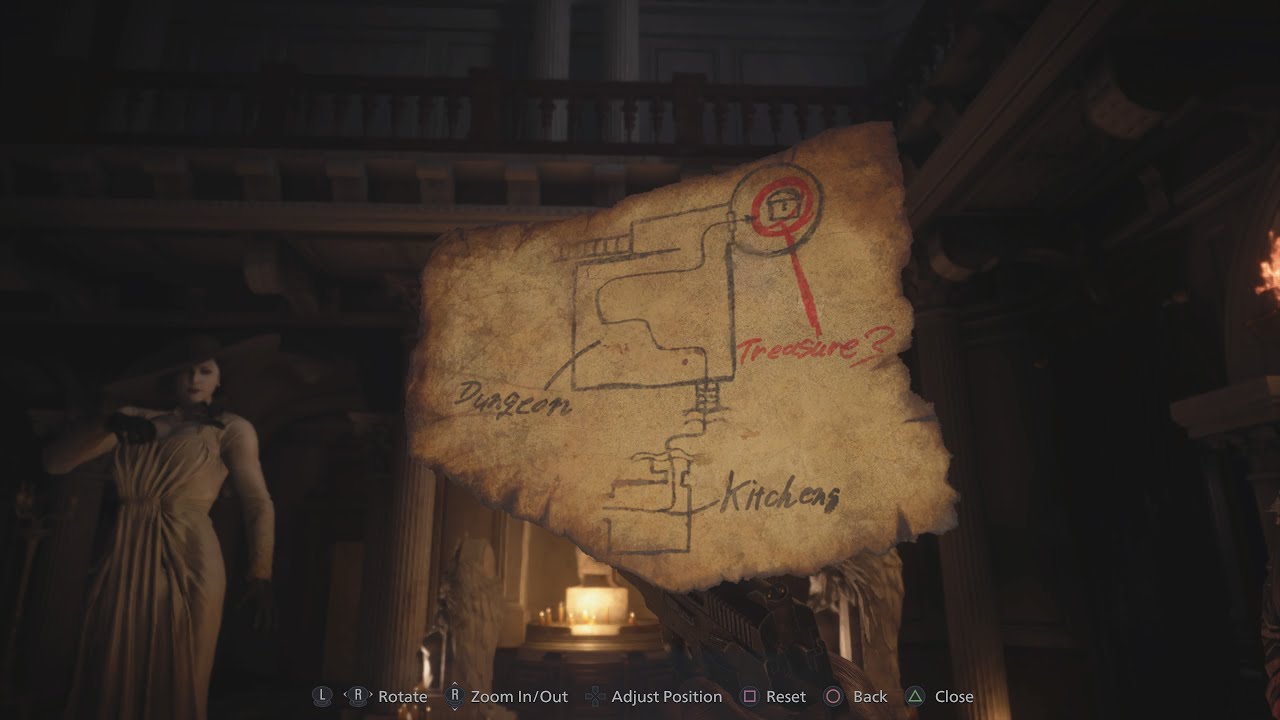 Resident Evil Village - How to find the treasure in Castle Dimitrescu.
