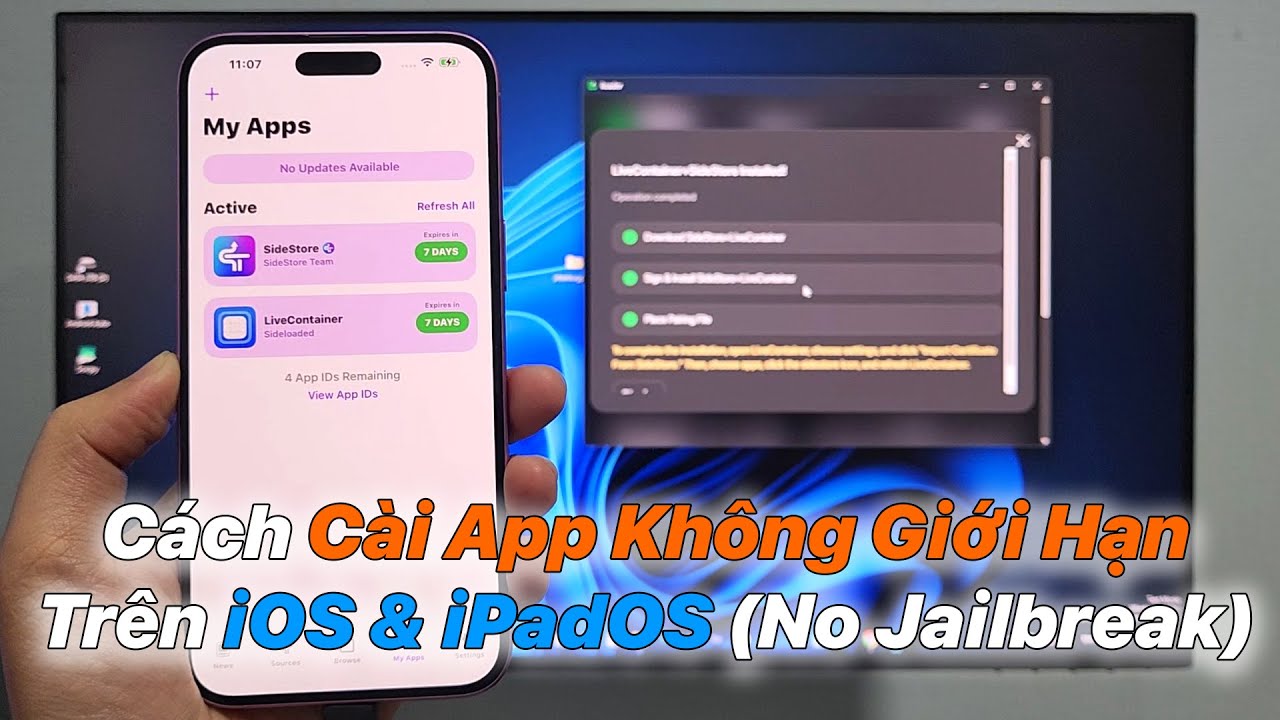 Hướng Dẫn C&agrave;i SideStore + LiveContainer | C&agrave;i App Kh&ocirc;ng Giới Hạn Tr&ecirc;n iOS & iPadOS (Kh&ocirc;ng Jailbreak)