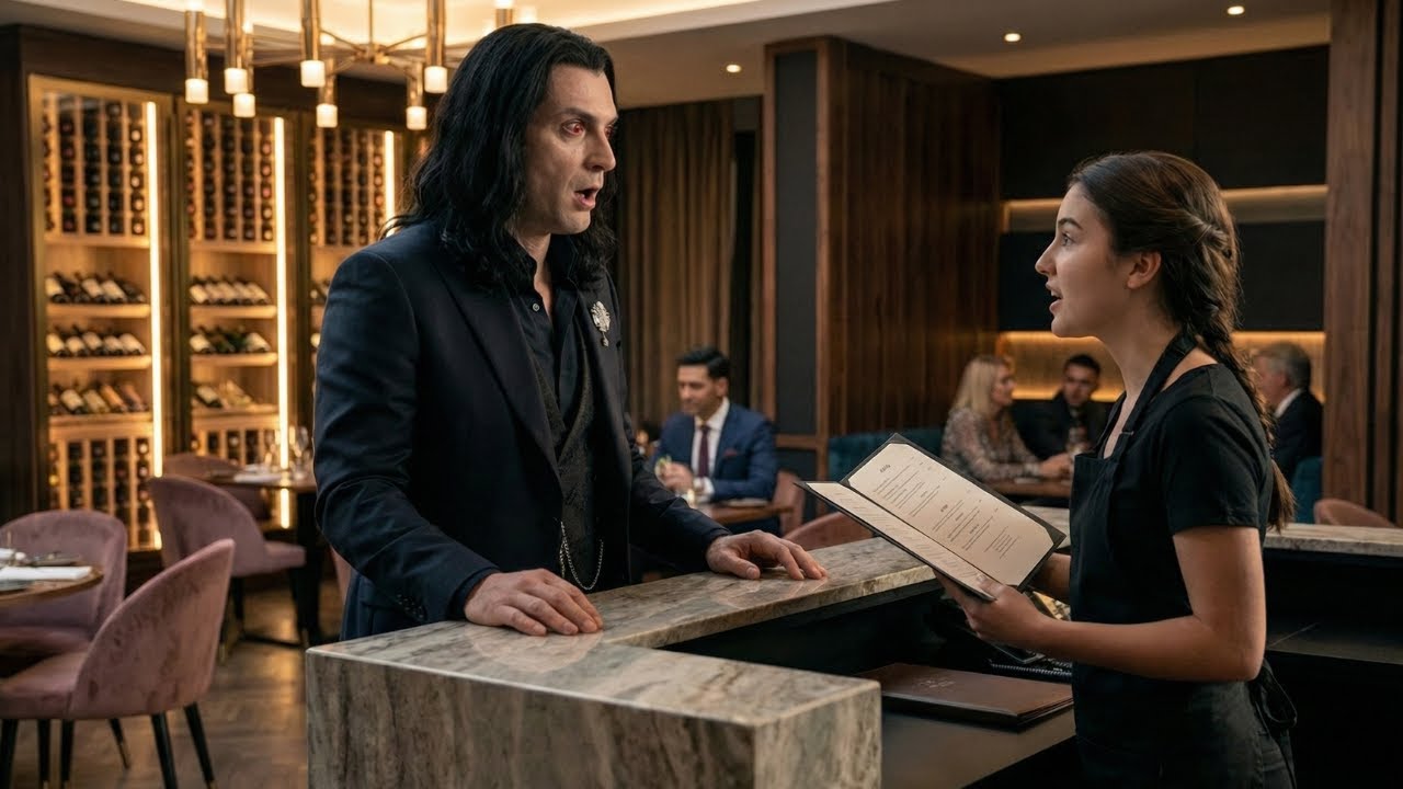 Todos ignoraron al viejo rey vampiro — hasta que una mesera habló su lengua ancestral
