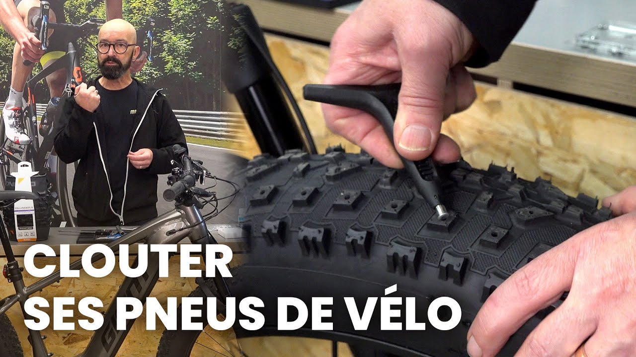 Cloutez vos pneus de vélo pour affronter l'hiver