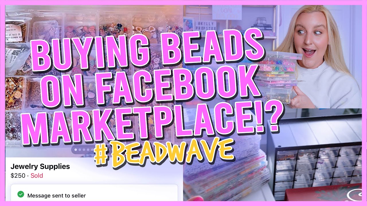 IS THIS FACEBOOK MARKET PLACE BEAD HAUL WORTH IT??!??!!! ⭐️huge bead haul⭐️