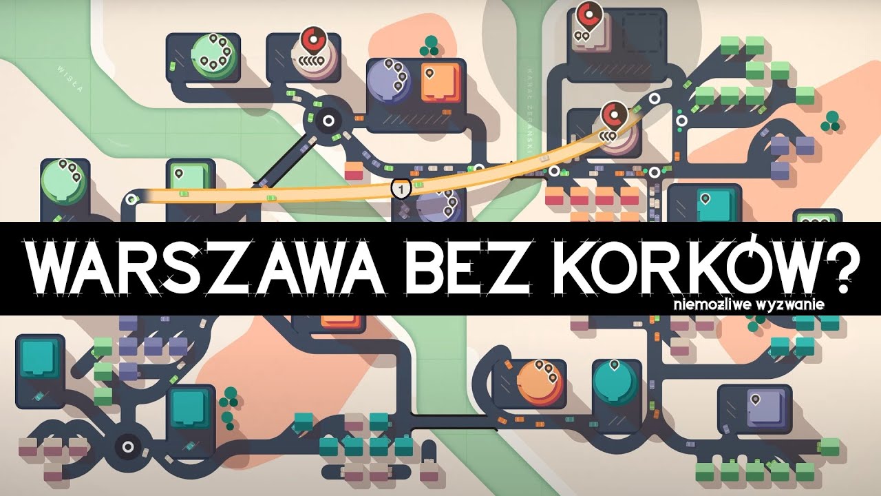 Buduję ZAKORKOWANĄ WARSZAWĘ! Wyzwanie w grze Mini Motorways