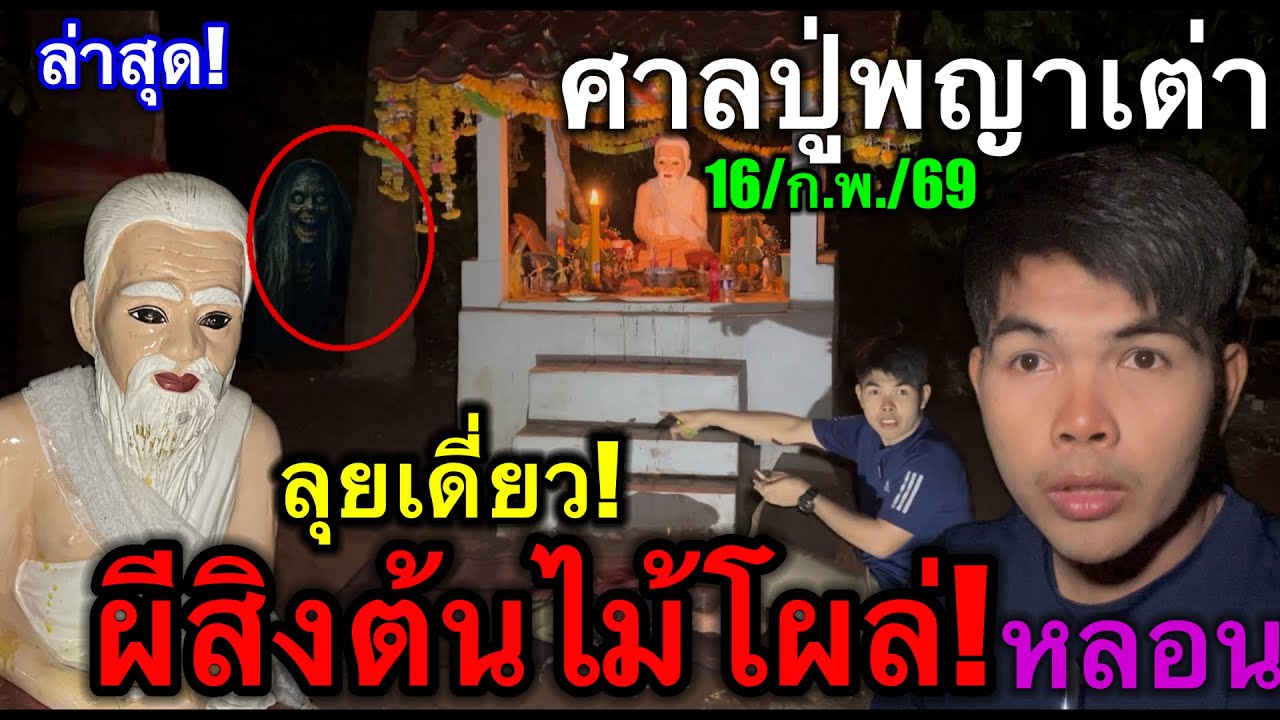 #ล่าสุด #ศาลปู่พญาเต่า ผีสิงต้นไม้ #หลอนสุดๆ #ลุยเดี่ยว ปังๆ3ตัวแตก 16/ก.พ./69