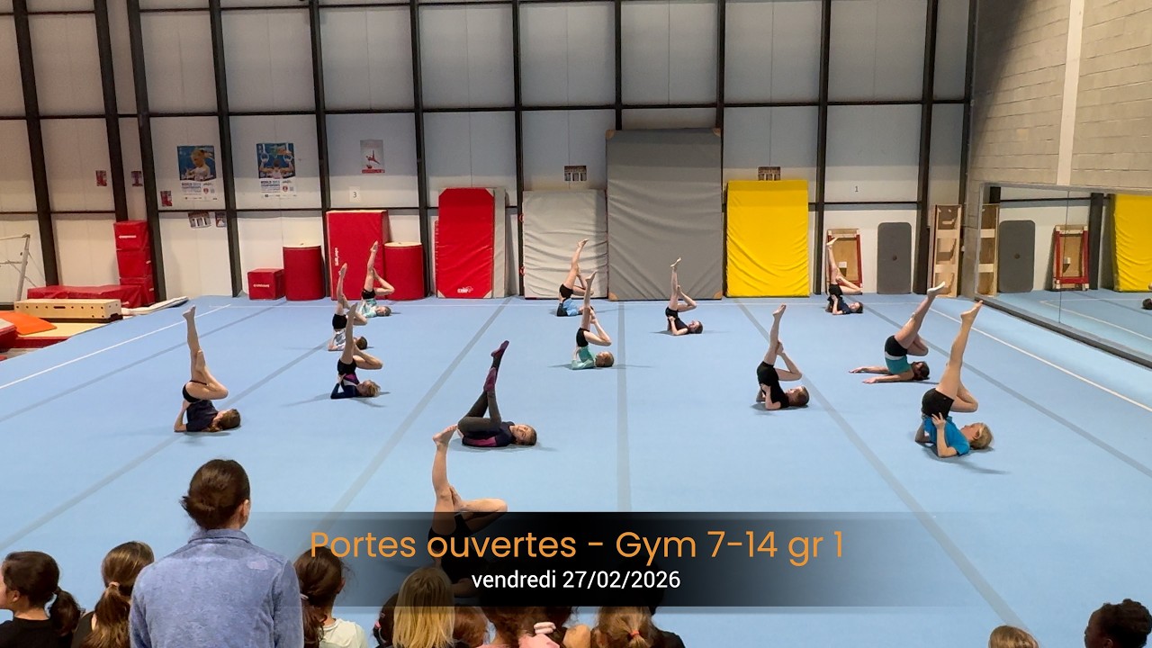 Portes ouvertes - Détente 2 -  gym 7-14 ans - groupe 1 - vendredi 27/02/2026