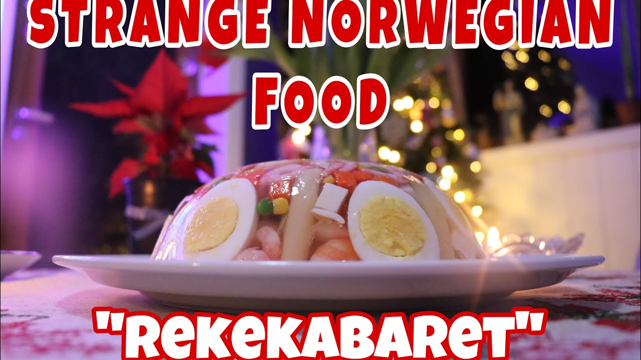 Strange Norwegian Food | Rekekabaret/Aspik | Shirmp Cabaret