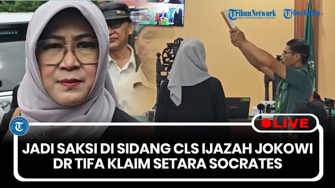 🔴LIVE: dr. Tifa Klaim Setara Socrates Saat Jadi Saksi Ahli di Sidang CLS Ijazah Jokowi