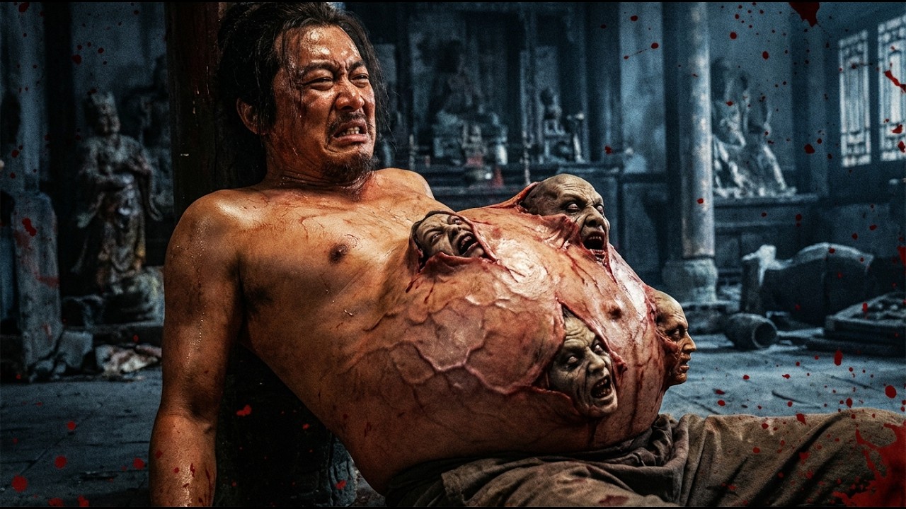 Horrifying and bizarre!  A man mysteriously became pregnant and gave birth to nine monsters!