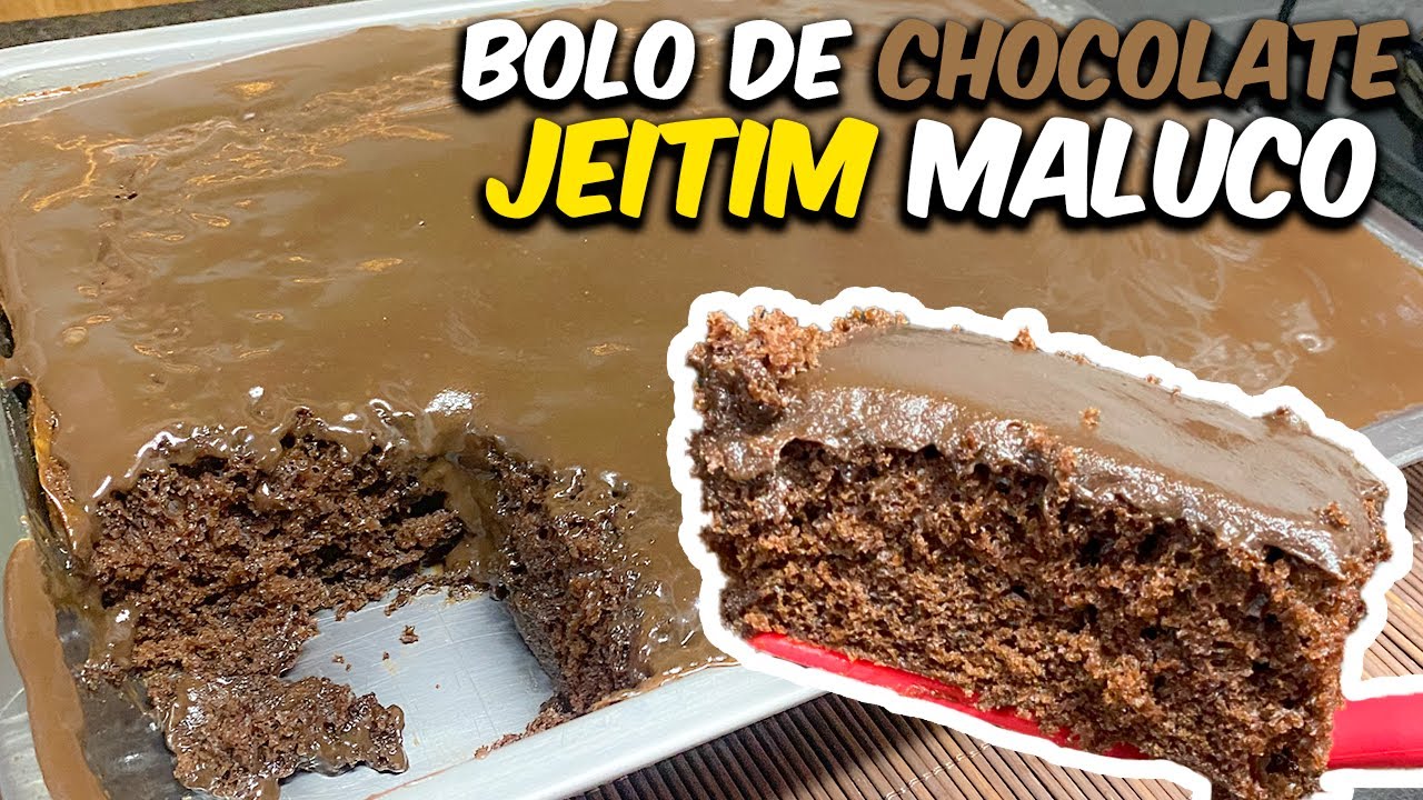 O melhor bolo de chocolate molhadinho do mundo 🍫😍 | Simples, Fofinho e Irresistível