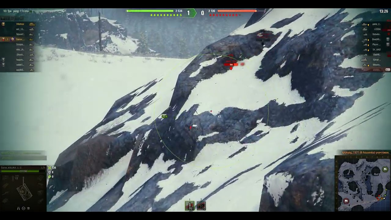L.Tr Грозный Пушка 0.0 World of Tanks