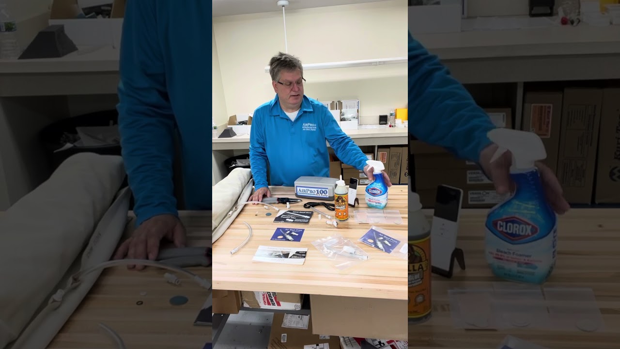 # Airbedrepair video for Sleep Number Bed Air Leak Repair Tricks of the trade from Brandon AIRPRO