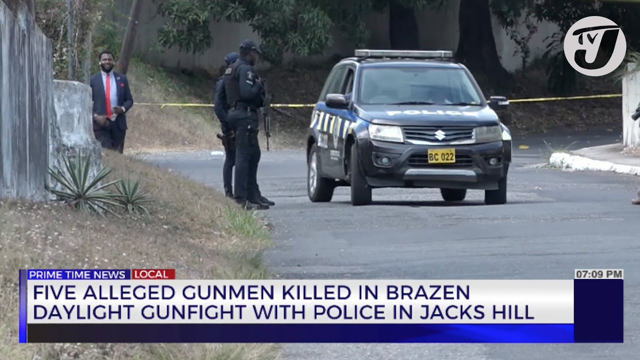 5 Alleged Gunmen Killed in Brazen Daylight Gunfight with Police in Jacks Hill | TVJ News